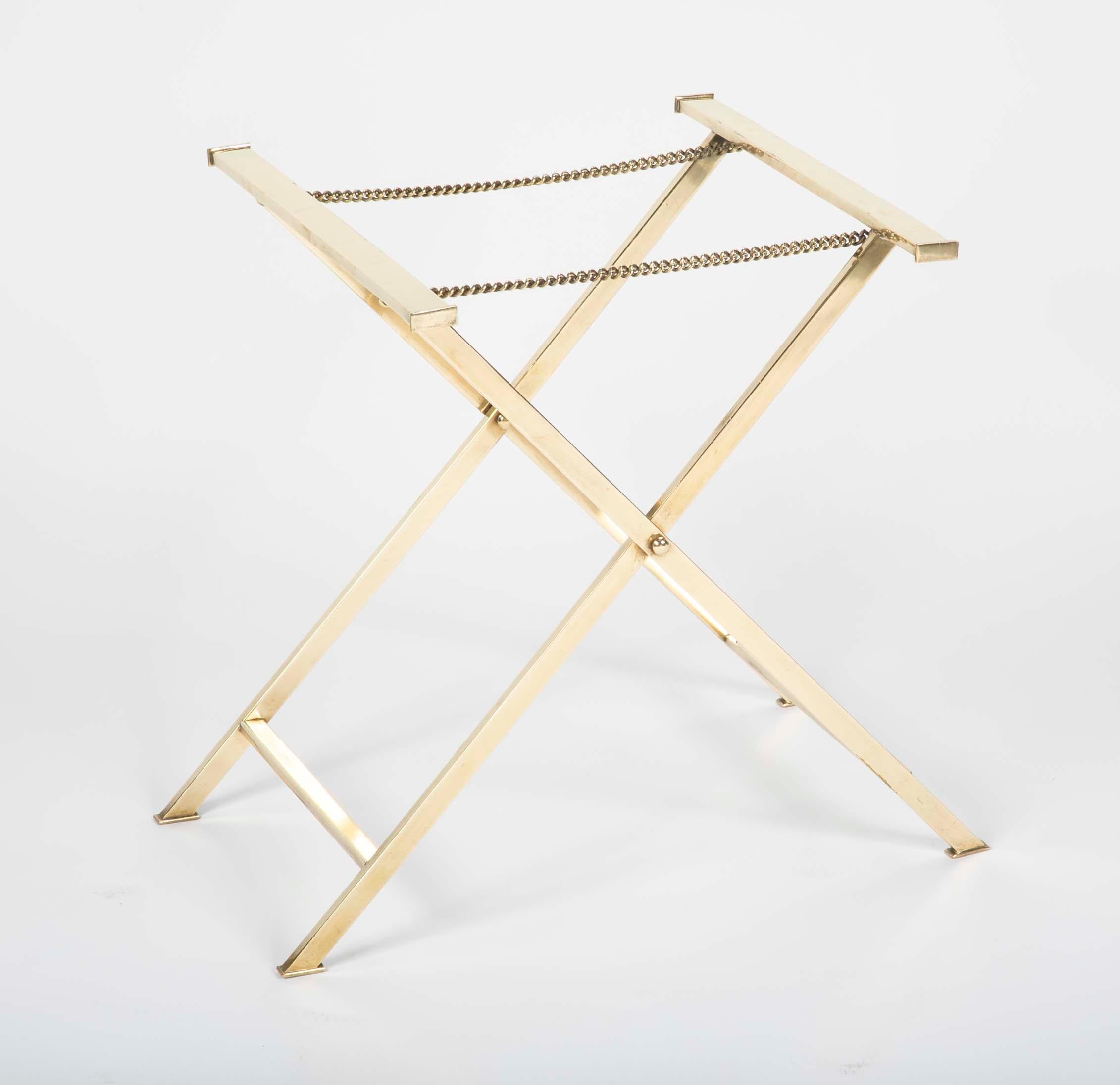 Brass and Faux Tortoise Tray Table in the Manner of Maison Jansen 7