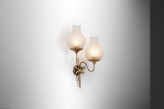 Model '8589' Wall Lamp by Harald Notini for Böhlmarks, Sweden 1940s