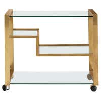 Button Racetrack Dining Table in Oxidized and Cerused Rift White Oak ...