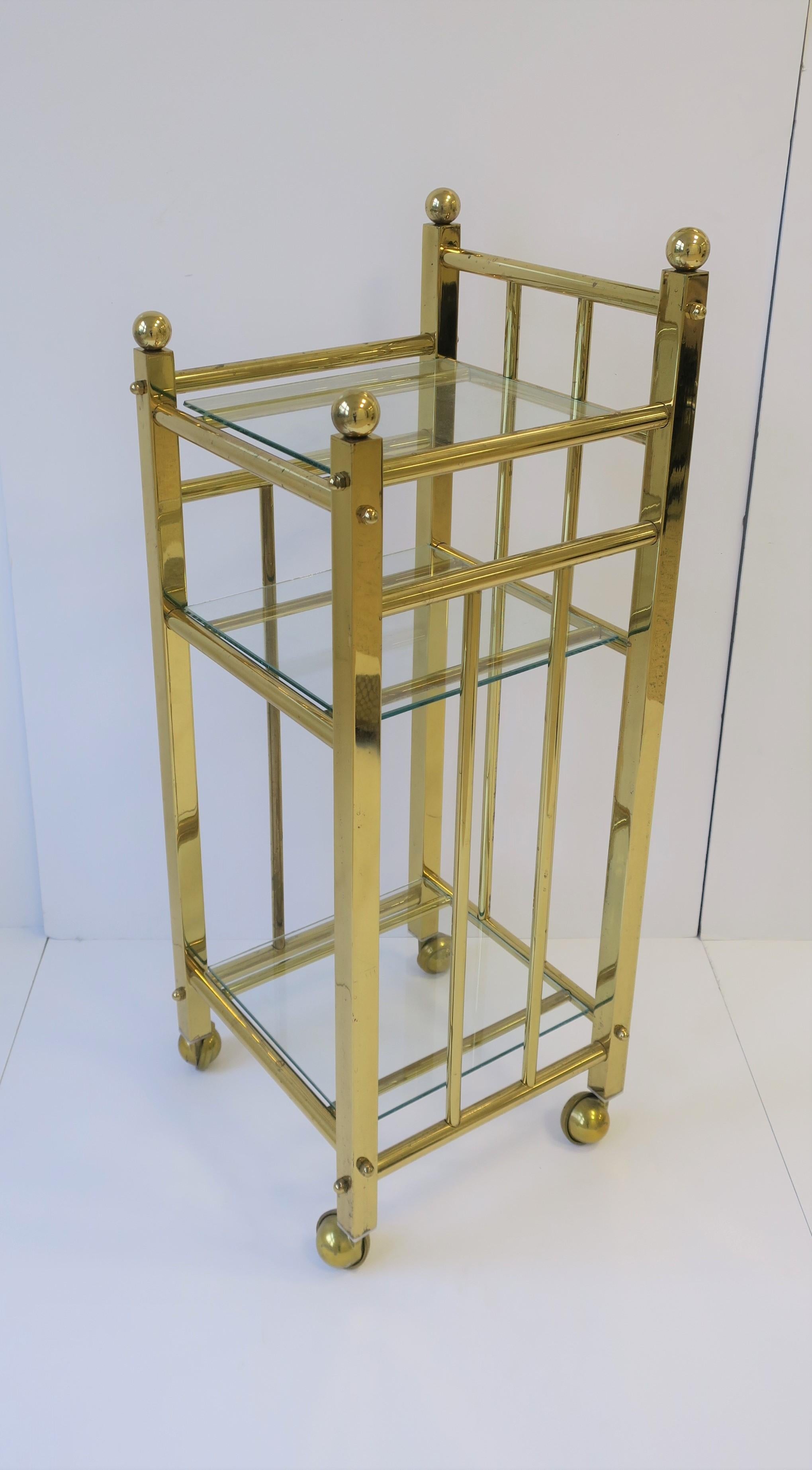 Brass and Glass Bart Cart 3