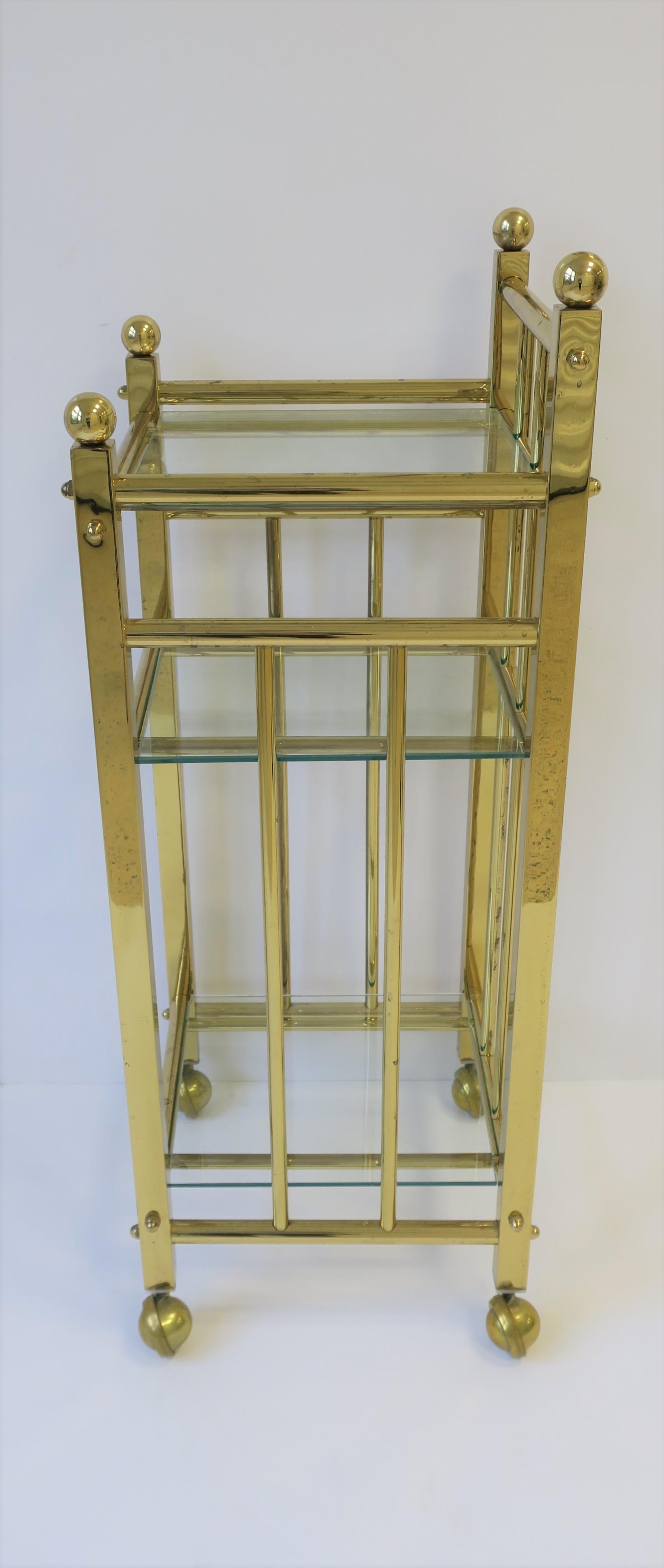 Brass and Glass Bart Cart 4