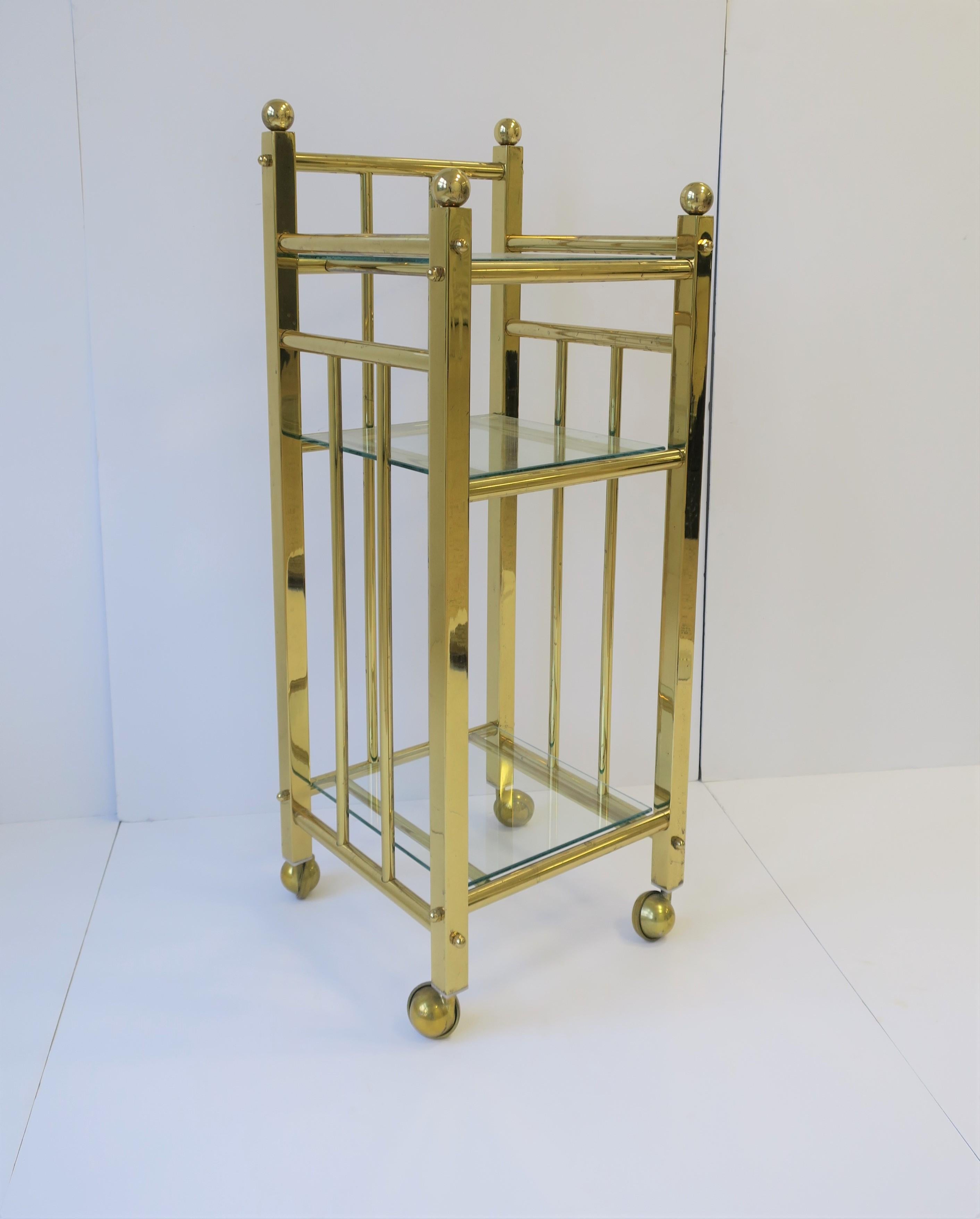 Brass and Glass Bart Cart 7