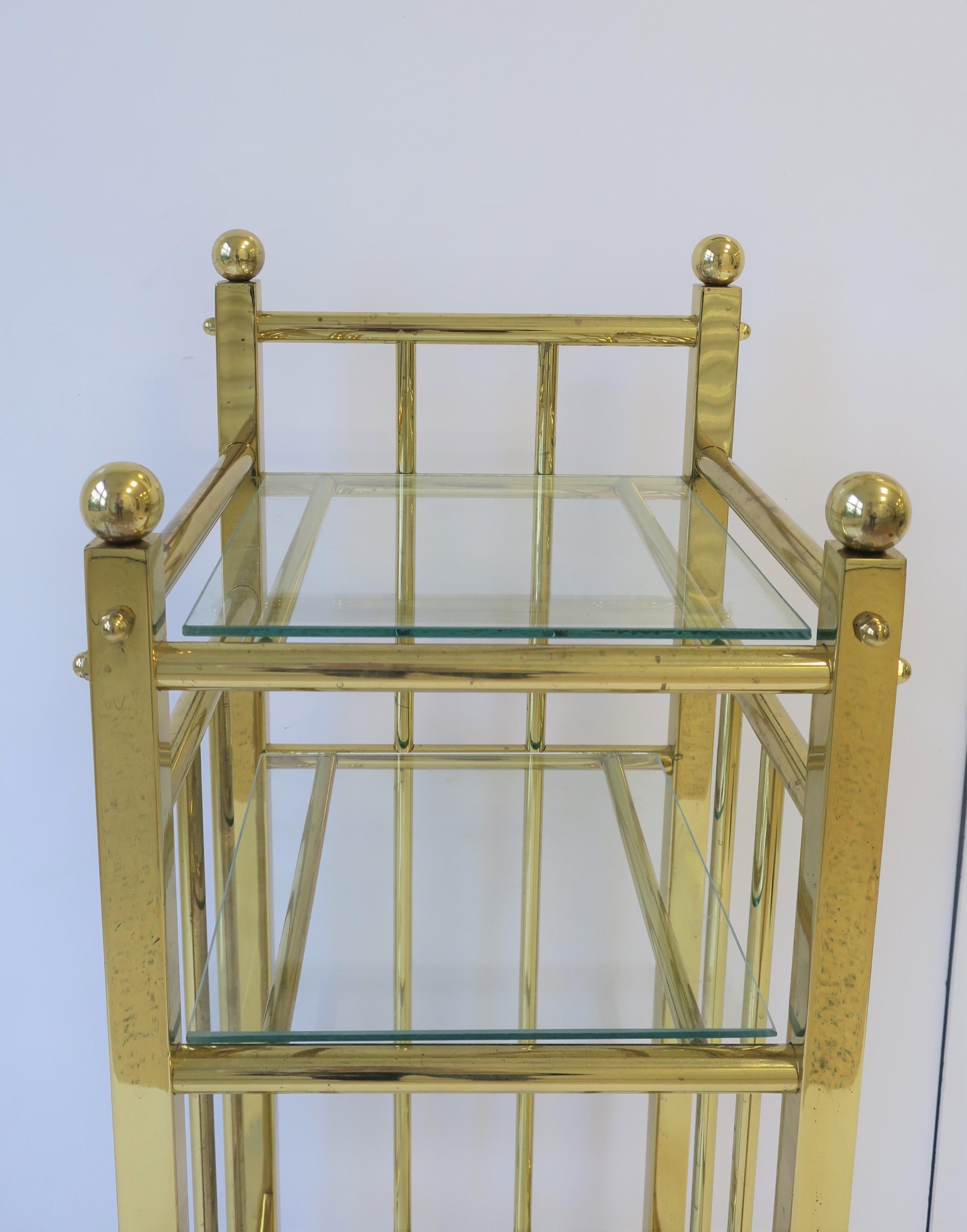 American Brass and Glass Bart Cart