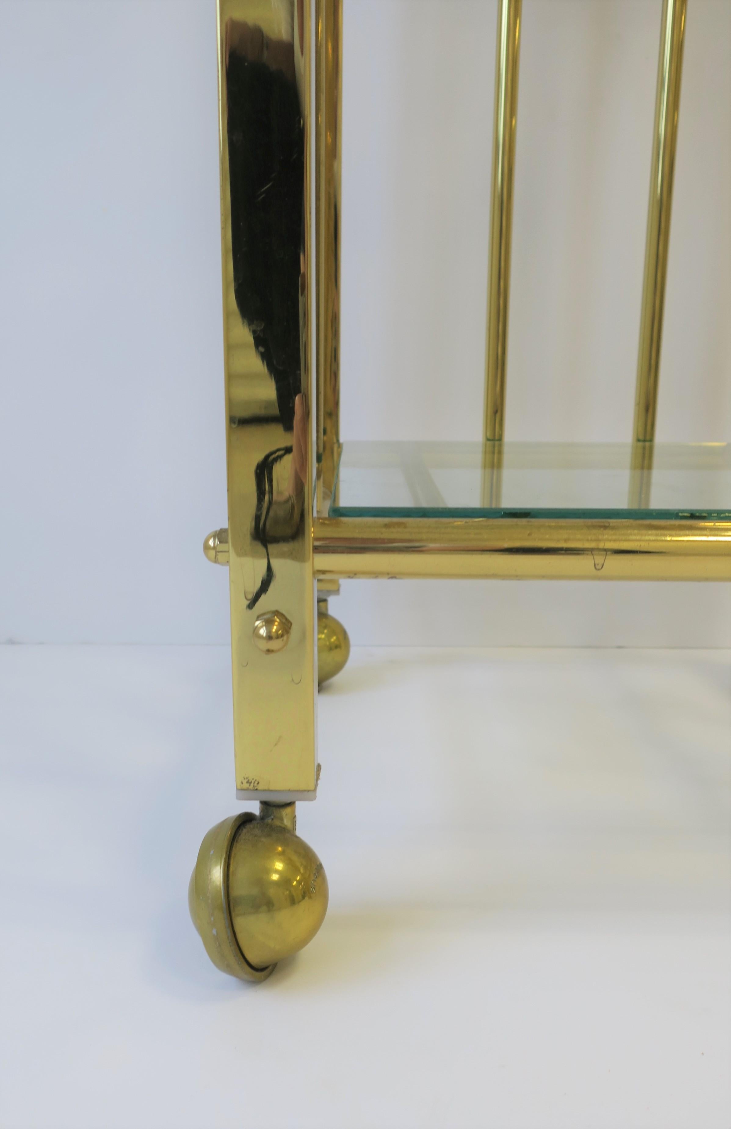 Brass and Glass Bart Cart 2