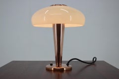 Brass and Glass Bauhaus Table Lamp, 1930s