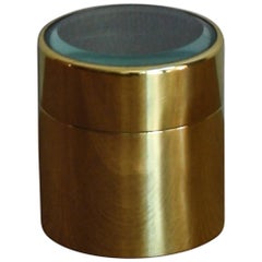 Brass and Glass Canister