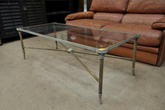 Brass and Glass Coffee Table, France, circa 1960