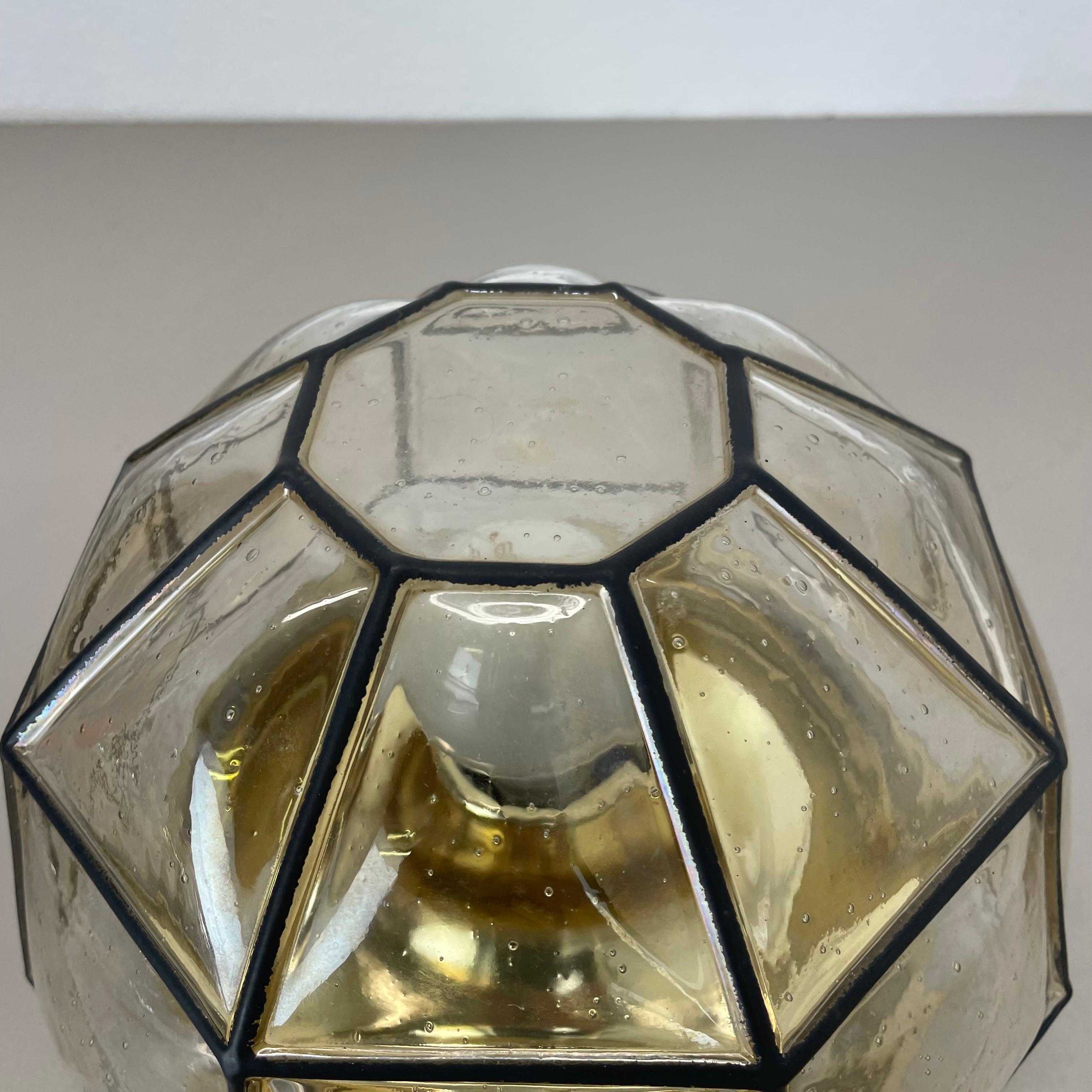 Brass and glass 