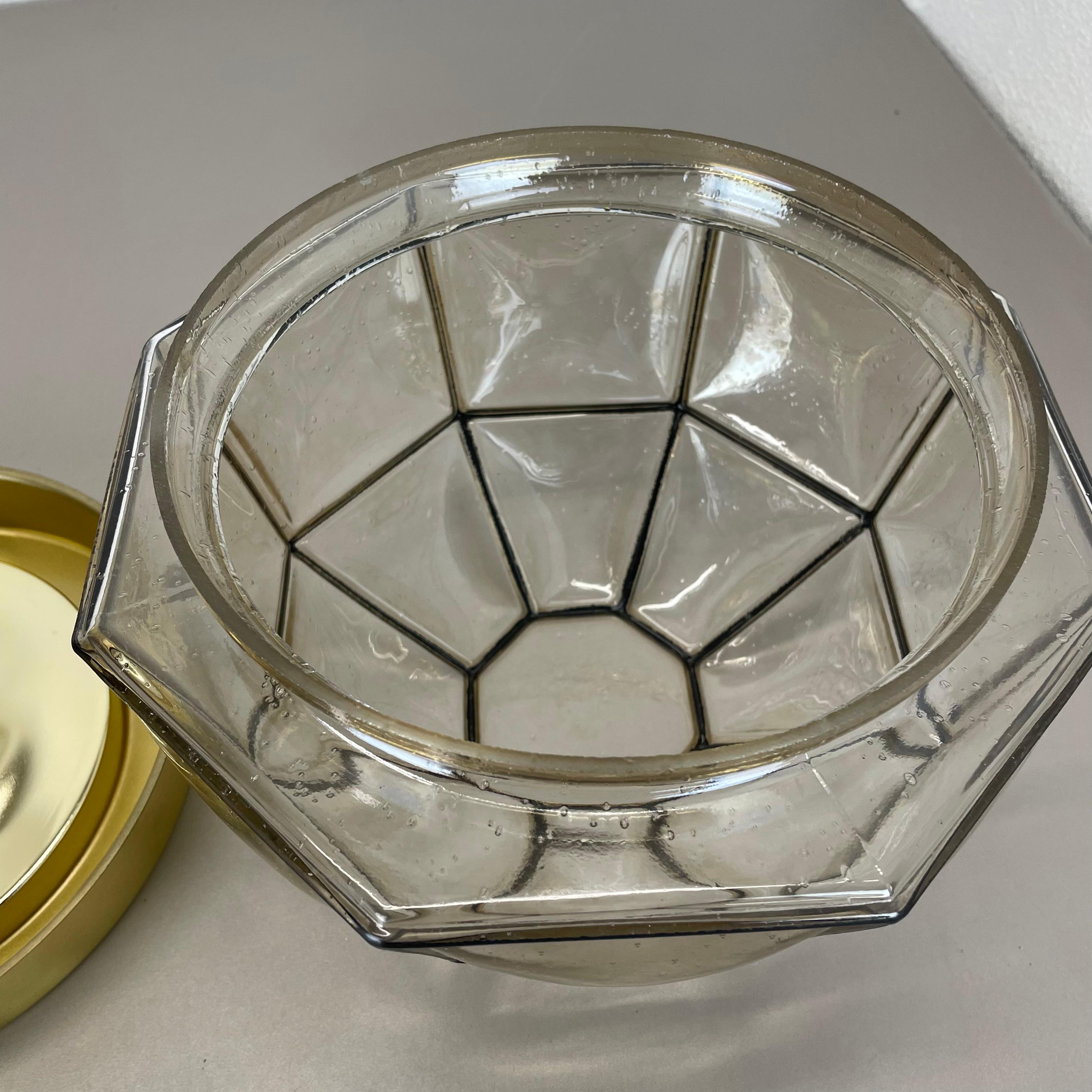Brass and glass 