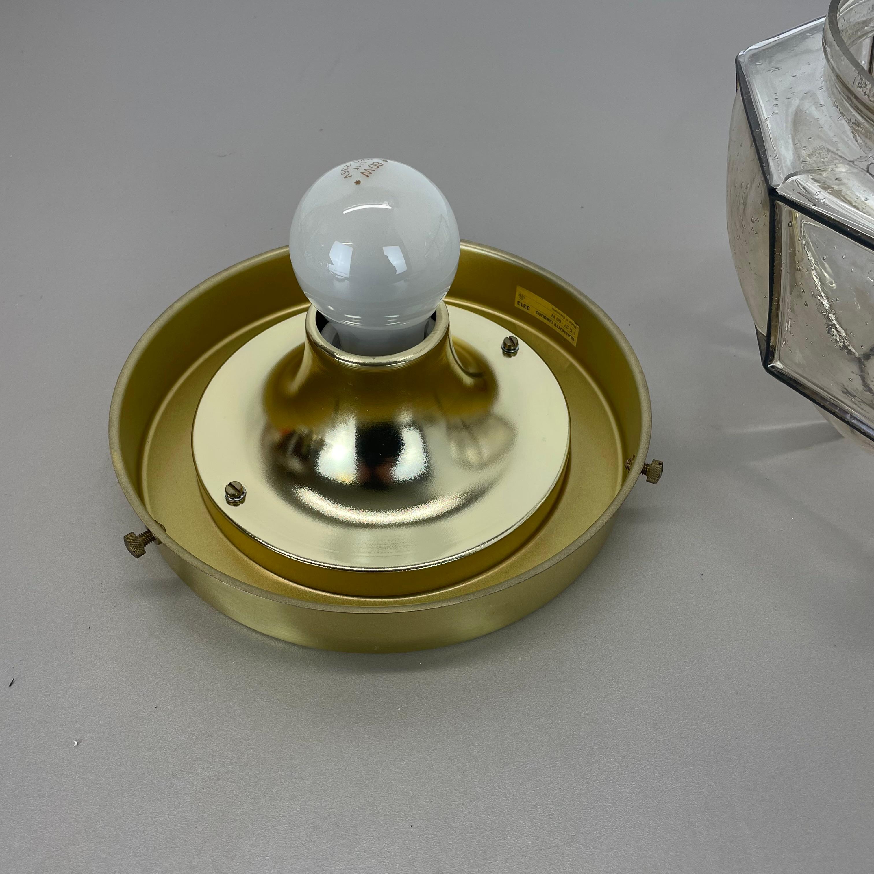 Brass and glass 