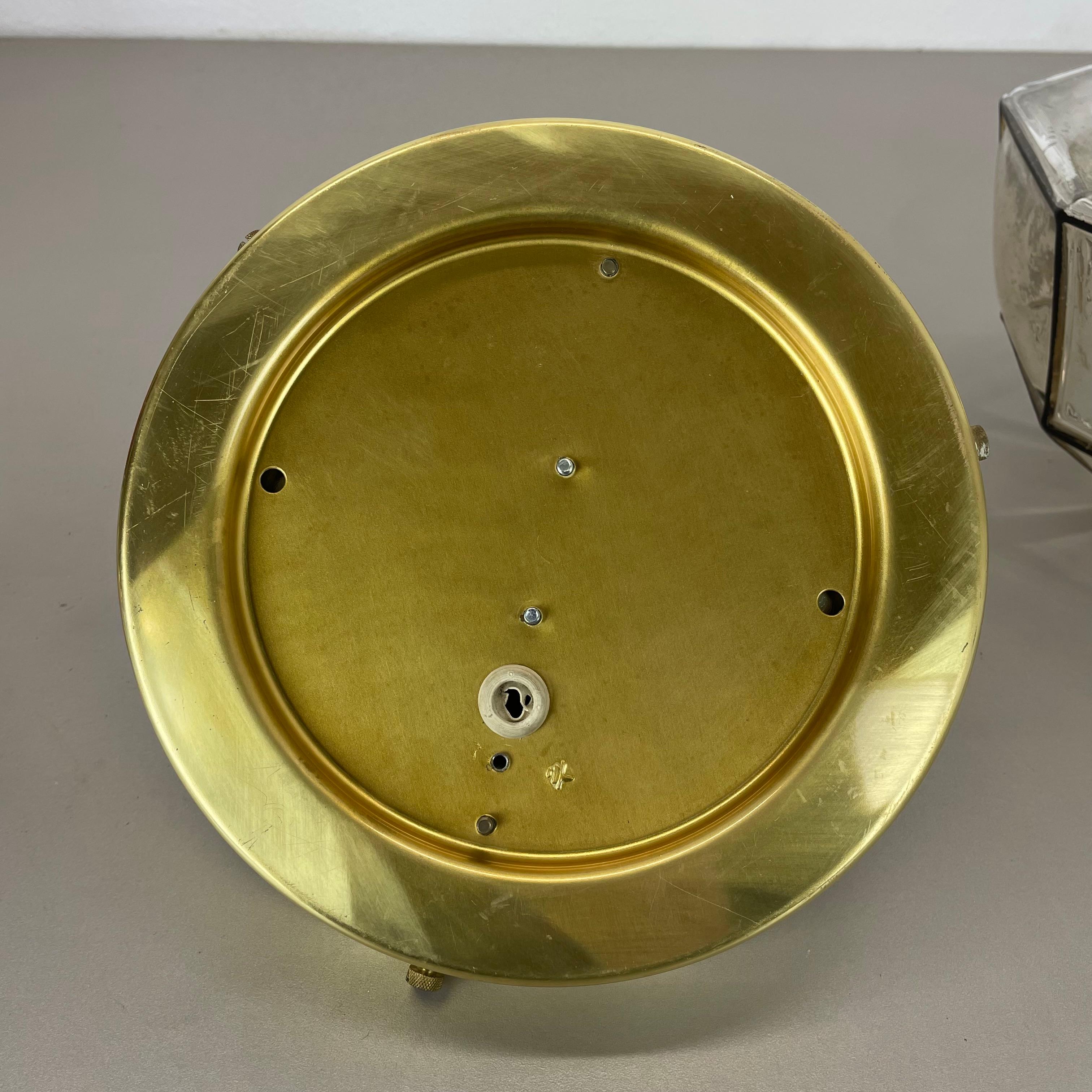 Brass and glass 
