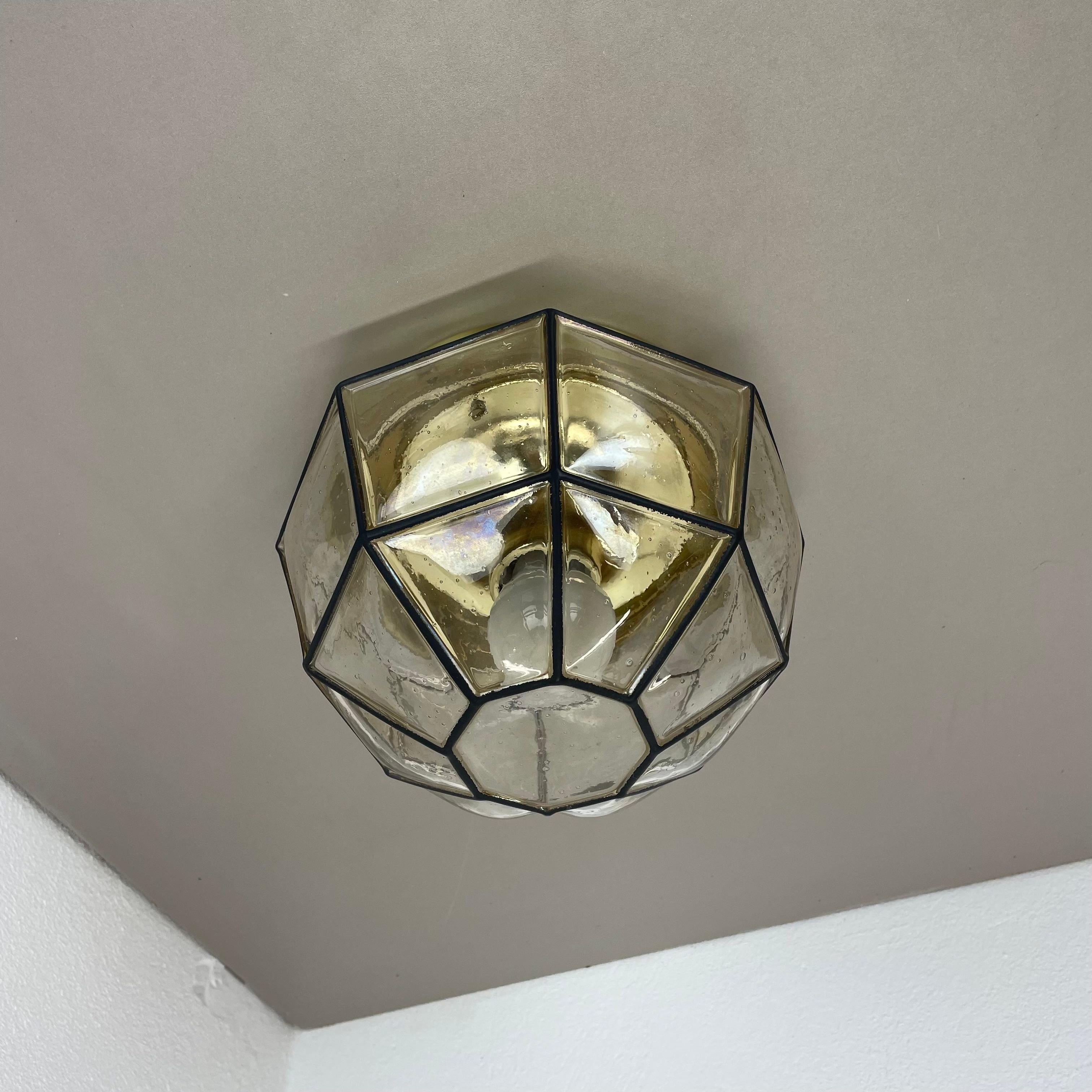 Brass and glass 