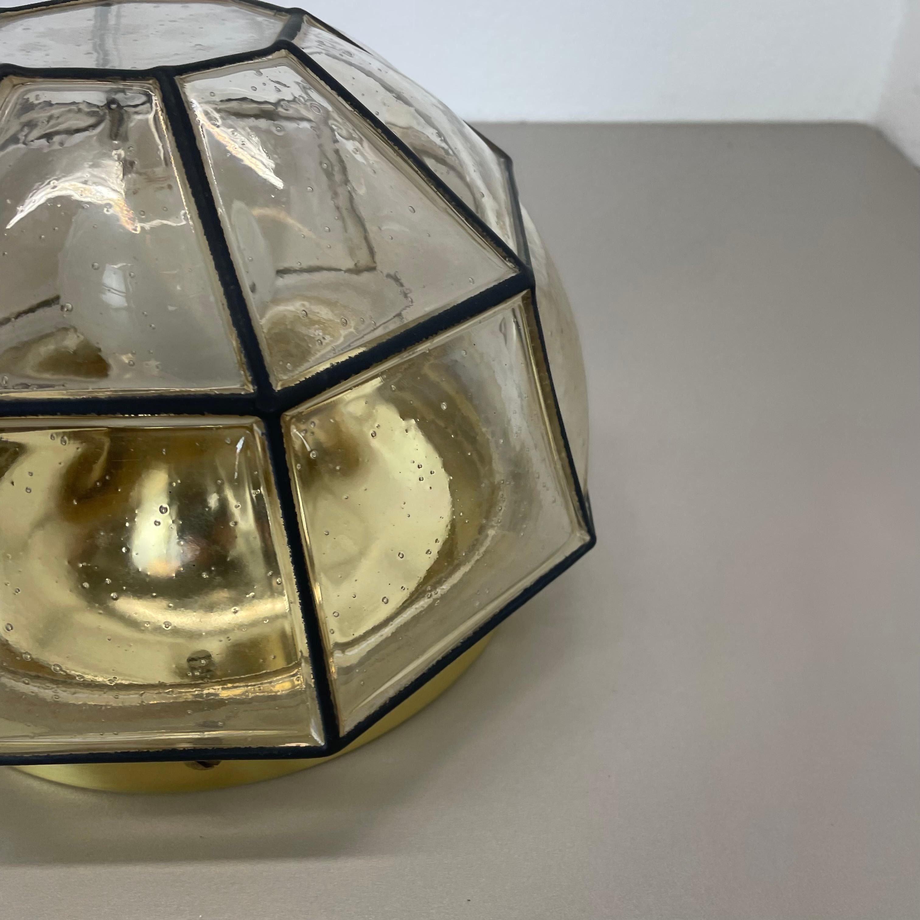 Brass and glass 