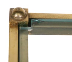 Brass and Glass Pedestal Att. to Mastercraft, circa 1970/1980s