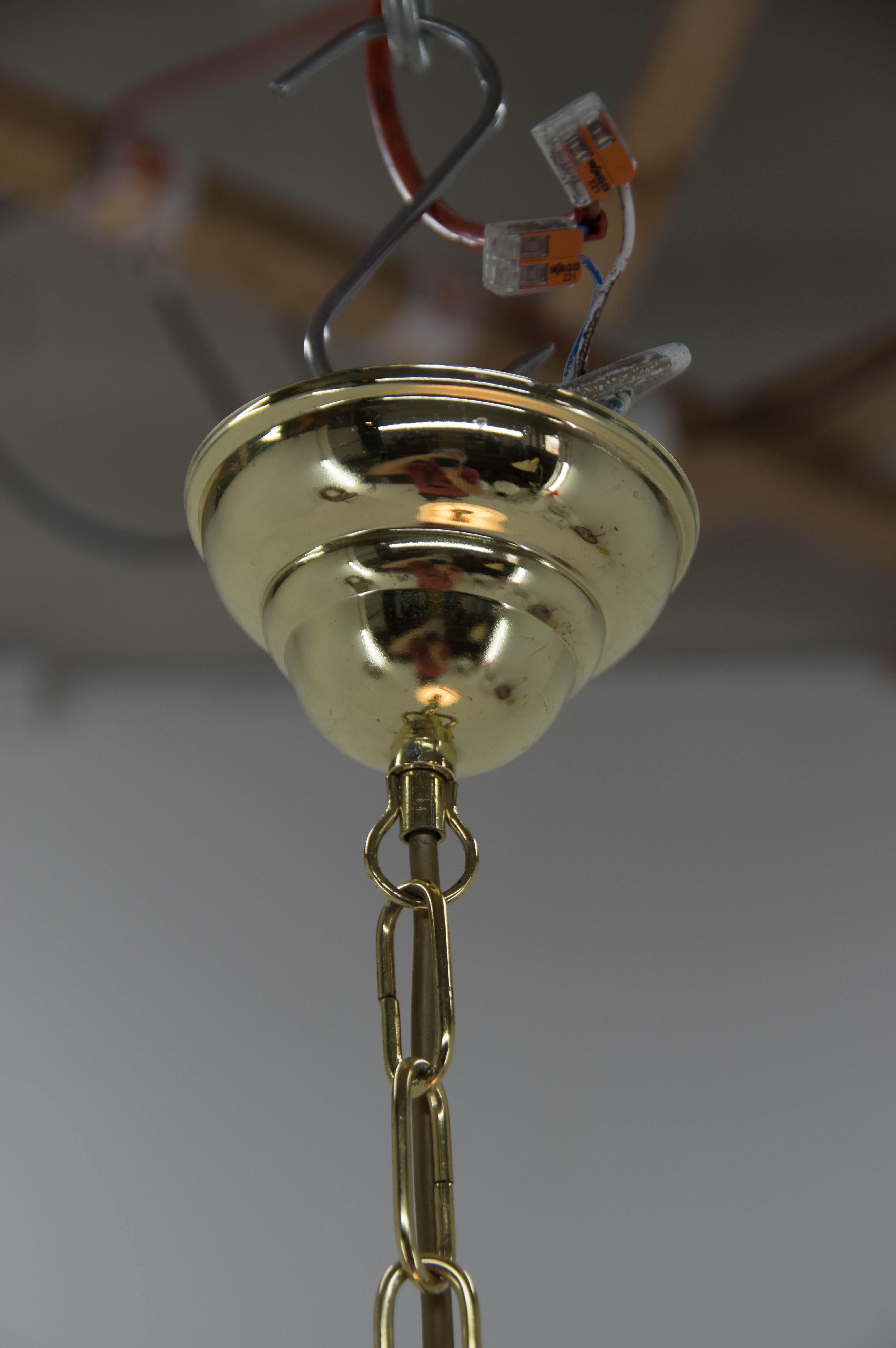 Contemporary Brass and Glass Pendant, 2000s, Up to 10 Items For Sale