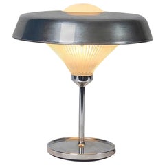 Brass and Glass "Ro" Table Lamp by Studio BBPR for Artemide, 1962