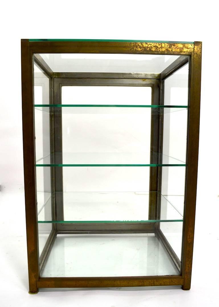 Brass and Glass Specimen Display Showcase 3