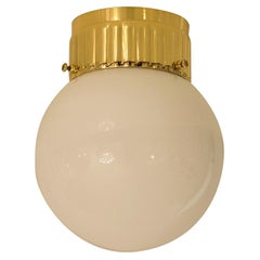 Wandleuchte aus Messing und Glas, Einbaubeleuchtung, Neuauflage Ast3-14