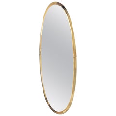 Brass and Gold Plated Midcentury Mirror by Vereinigte Werkstätten München, 1960s
