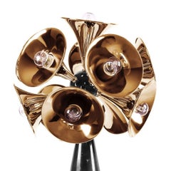 Brass and Gold Plated Table Lamp