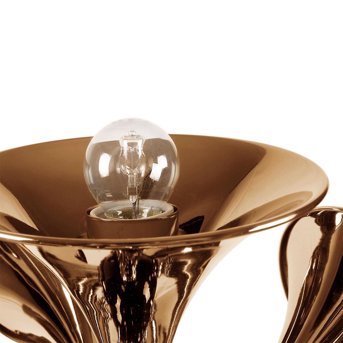 Contemporary Brass and Gold Plated Table Lamp For Sale