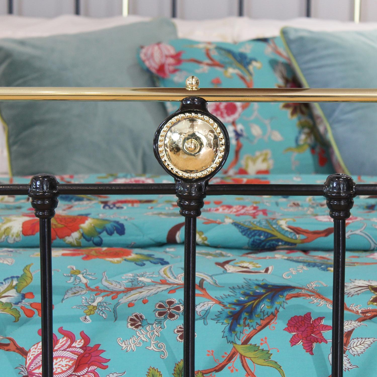 Polished Brass and Iron Bed MK254