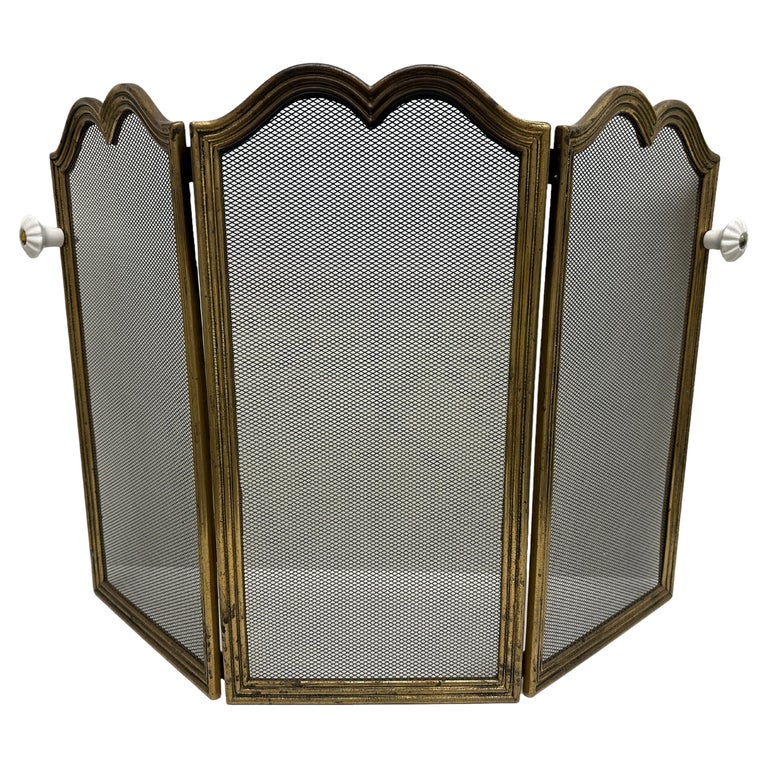 Brass Fireplace Screens And Tools - 145 For Sale on 1stDibs