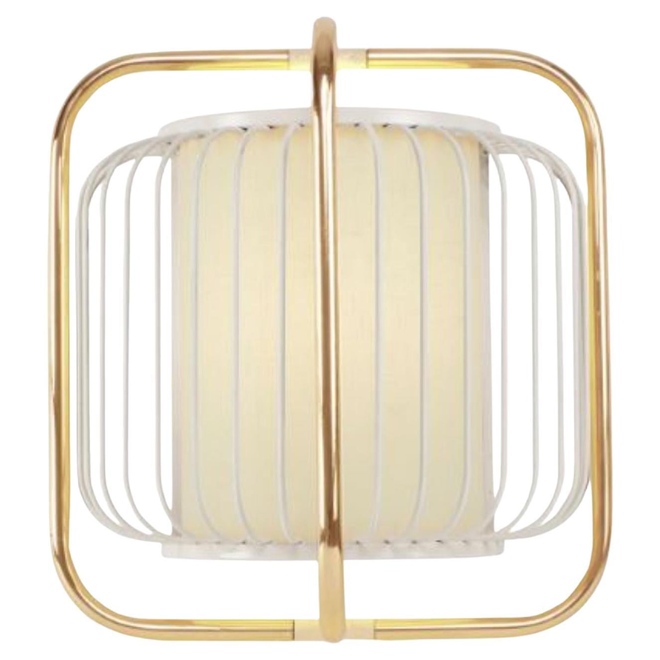 Brass and Ivory Jules Wall Lamp by Dooq For Sale