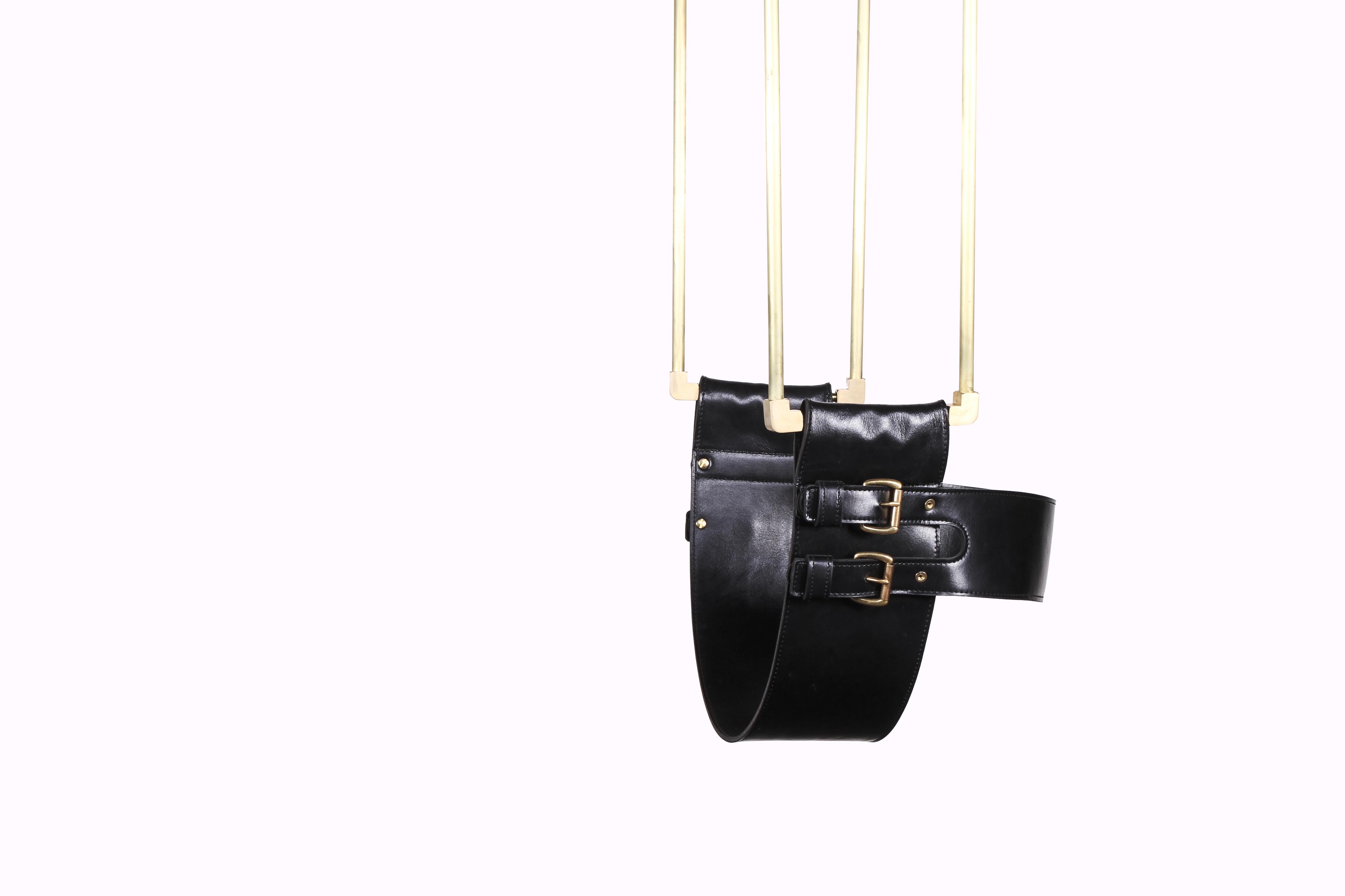 leather swing set