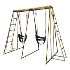 Brass and Leather Swing