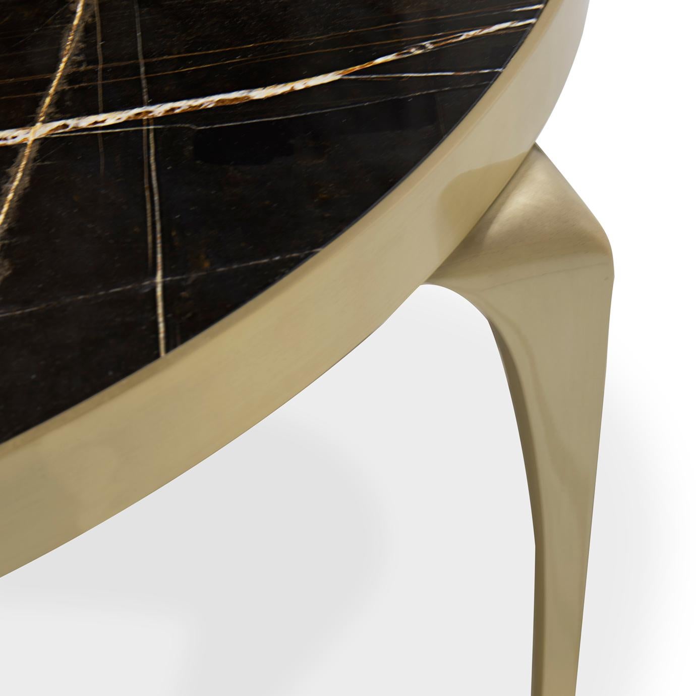 Brass and Marble Coffee Table 