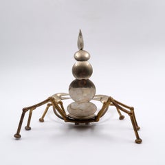 Brass and metal scorpion - 1970s