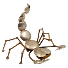 Brass and metal scorpion - 1970s