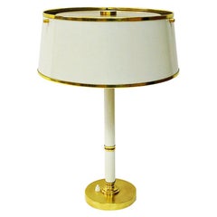 Brass and Metal Table Lamp by Borèns, Borås, 1960s, Sweden