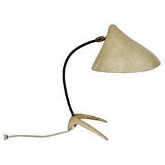 Tischlampe aus Messing und Metall von Louis Kalff für Cosack, 1950er Jahre