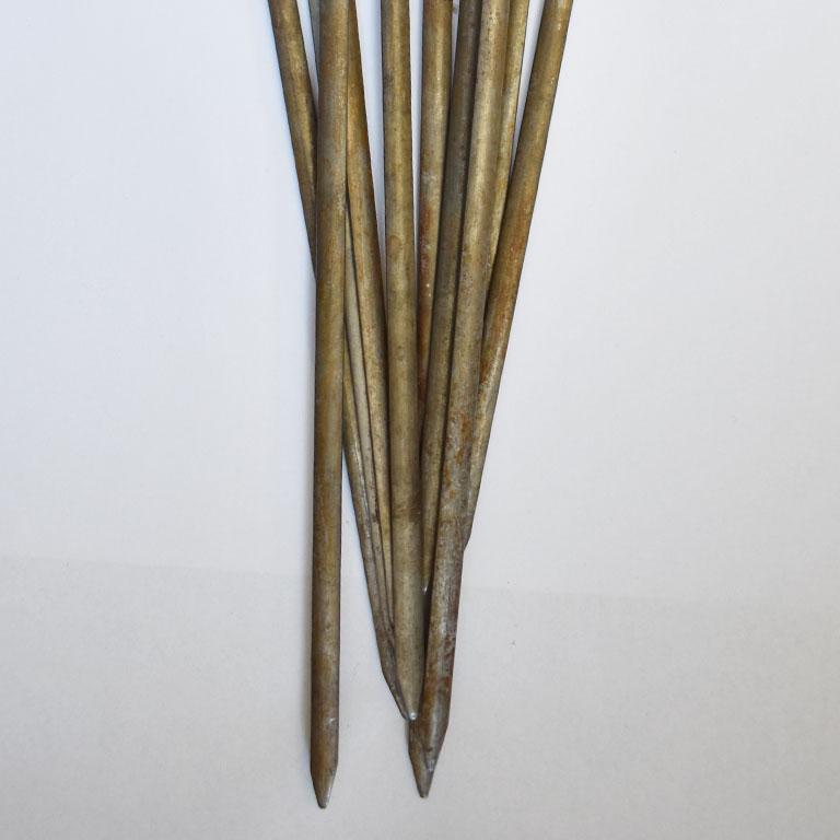 20th Century Brass and Metal Turkish Skewers, Set of 10