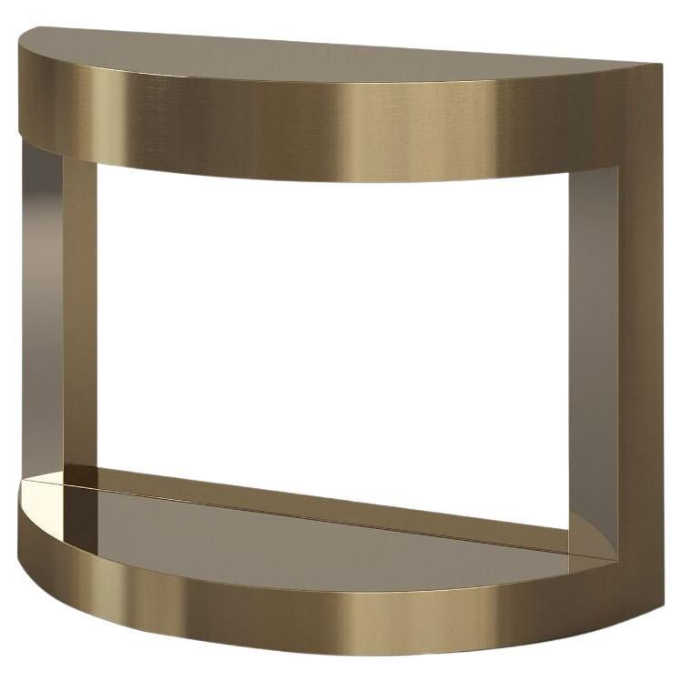 Brass and Mirror Console