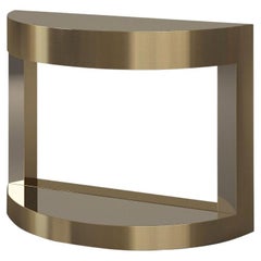 Brass and Mirror Console