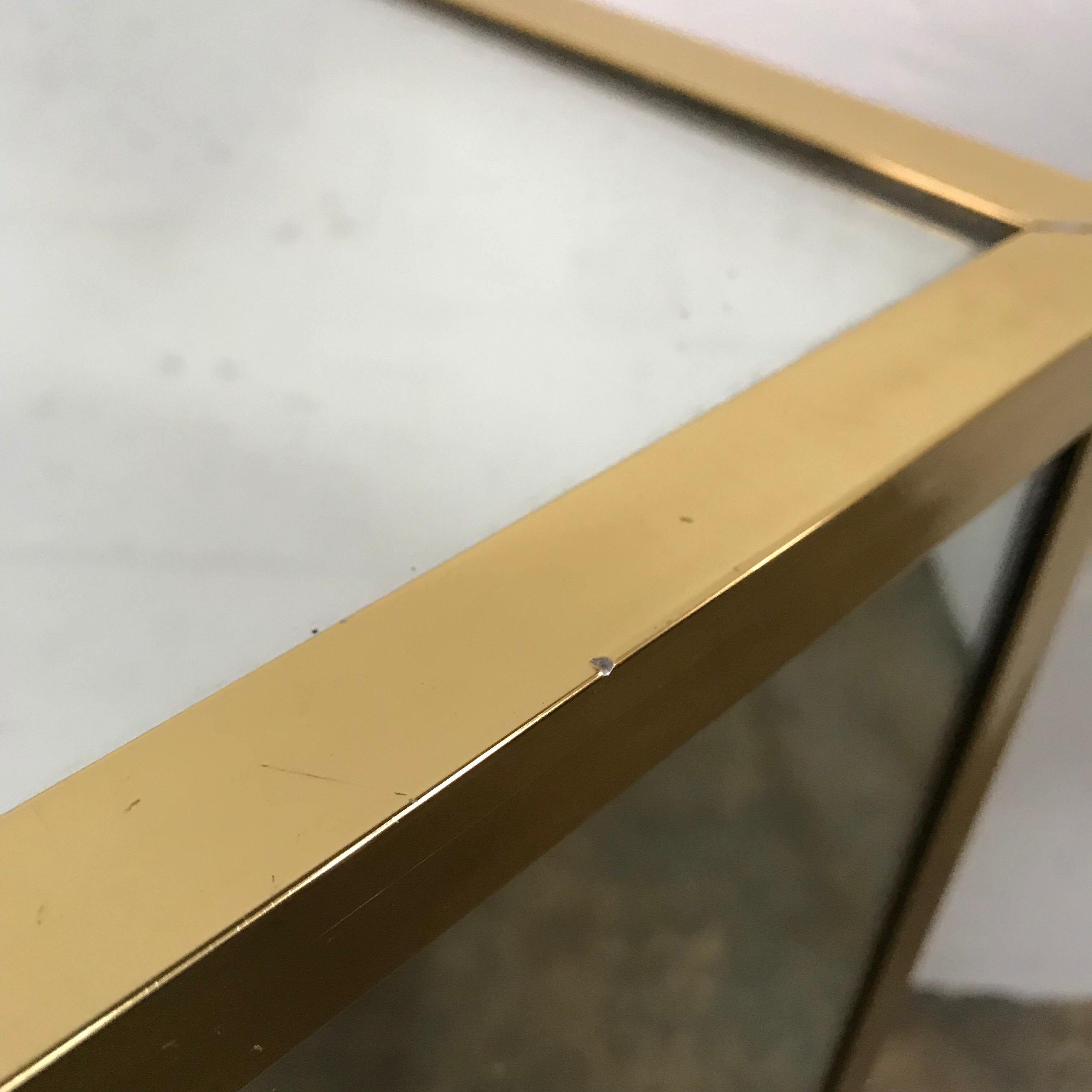 Brass and Mirror Pedestal 5