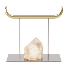 Brass and Nickel Minotauro Table Lamp by Studio Orth