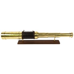 Brass and Rope Telescope Second Half of the 19th Century