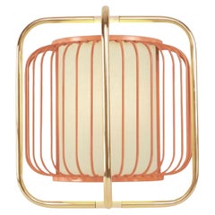 Brass and Salmon Jules Wall Lamp by Dooq