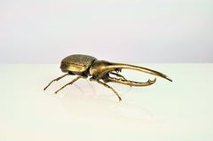 Brass and Shagreen Box HERCULES SCARAB by Ginger Brown