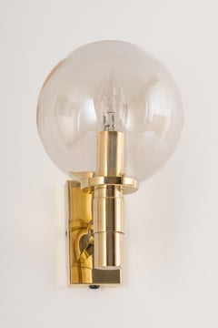 Lámpara de bronce y cristal ahumado, Sciolari Stil, Alemania, años 70