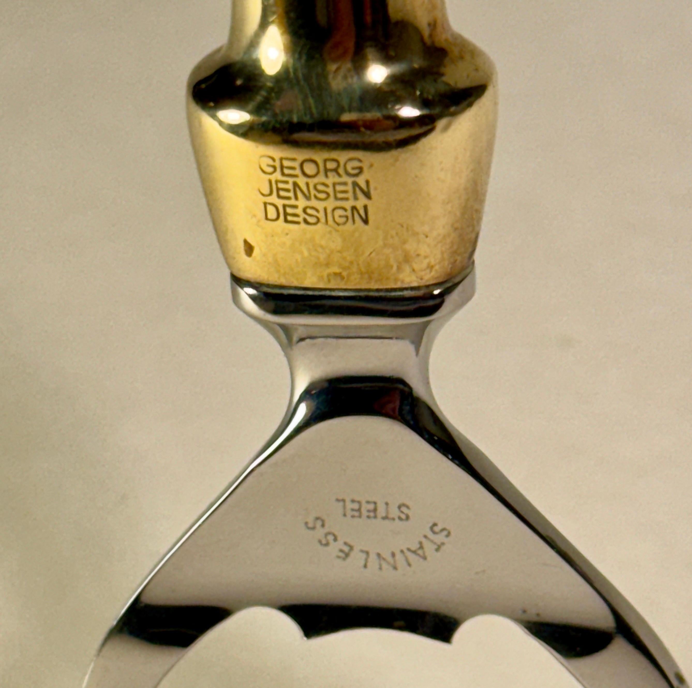 Danish Mid Century Modern Bottle Opener in Classic Scandinavian Design by Henning Koppel for Georg Jensen Design