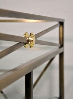 Brass and Steel Bar Cart