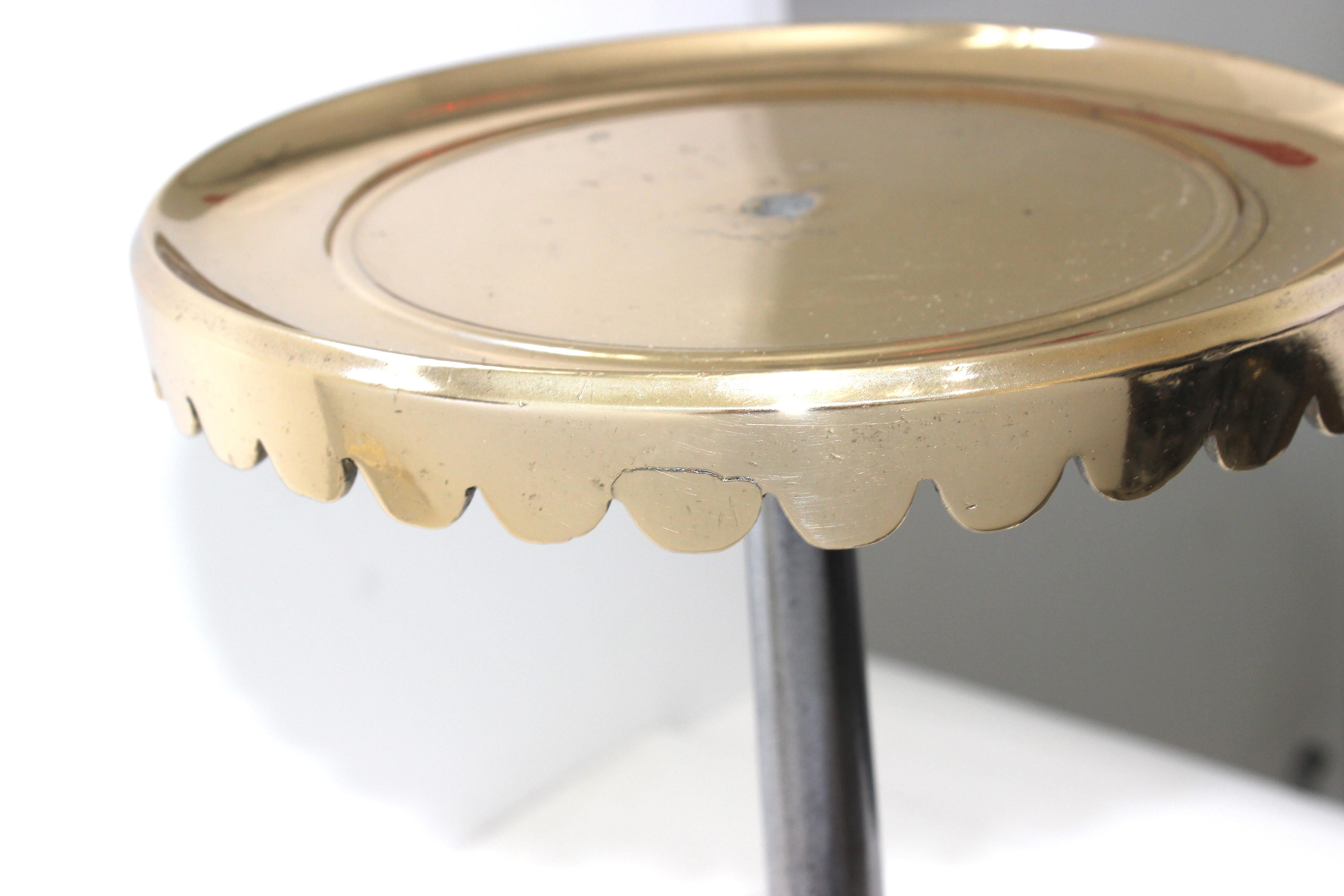 Brass and Steel Drinks Table 5