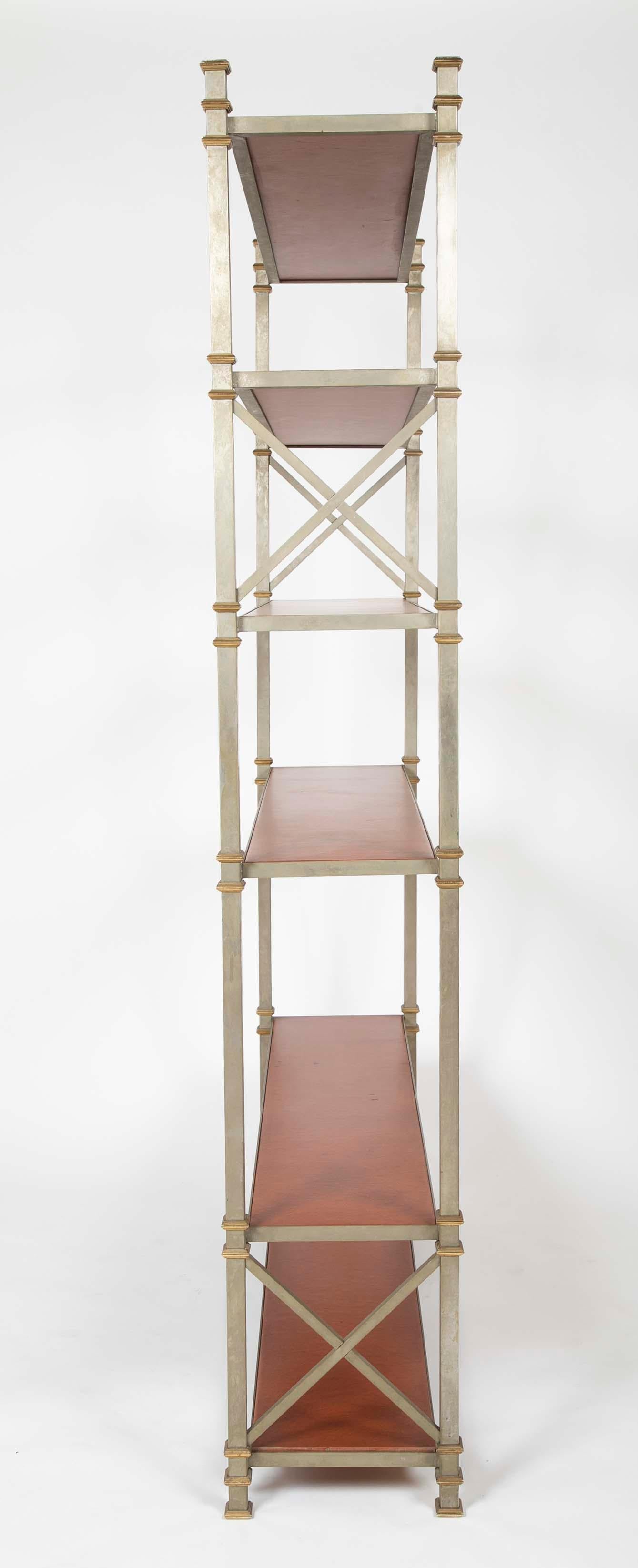 Brass and Steel Etagere  3