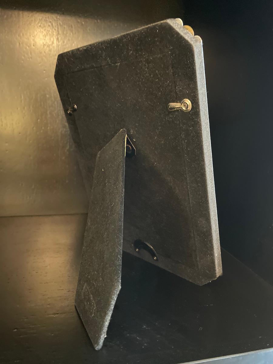 Laiton Cadre en laiton et acier 1970 en vente