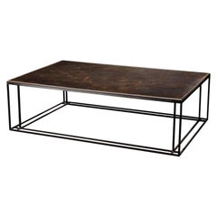 Brass and Steel Handcrafted Coffee Table and Signed by Novocastrian